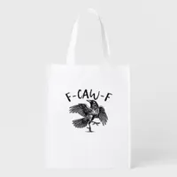 F Caw F Essential Classic Aesthetic Grocery Bag