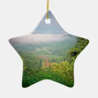 North Georgia Mountains, USA Ceramic Ornament