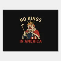 No Kings In America Anti-Donald No Kings Day Class Sign