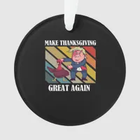Make Thanksgiving Great Again Trumpkin – Sloth & S Ornament