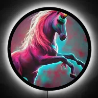 Dark Rainbow Gothic Unicorn AI created digital art