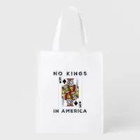 No Kings In America We The People Political Creati Grocery Bag