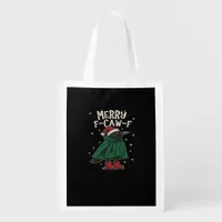 Merry F-Caw-F Grocery Bag