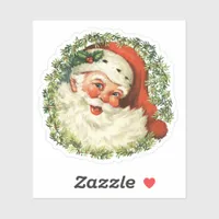 Vintage Santa Sticker