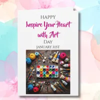 Inspire Your Heart with Art | January 31st  Card