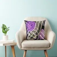 Trendy Cool Modern Artsy Abstract Contemporary Throw Pillow