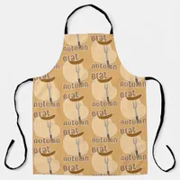 Brat Autumn Funny Trending Fun Foodie Pattern Apron