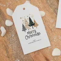 Boho Merry Christmas  Gift Tags