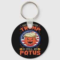 Hocus Pocus  Is Still My Potus Trumpkin Halloween  Keychain