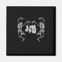 Till Death Do Us Part Skeleton Design Magnet
