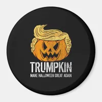 Halloween Great Again Donald  Trumpkin Pumpkin Magnet