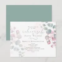 Rehearsal | Watercolor Eucalyptus Foliage Invitation