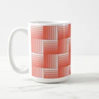 Mug - Orange Shaded Ribbon Weave