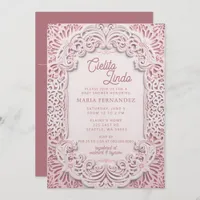 Mexican Papel Picado Cielito Lindo Baby Shower Invitation