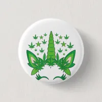 Weedicorn Button