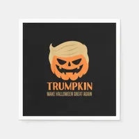 Trumpkin Make Halloween Great Again Funny Sarcasti Napkins