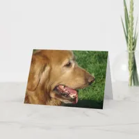 Golden Retriever Card