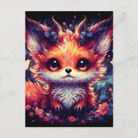 Foxy Little Devil Postcard