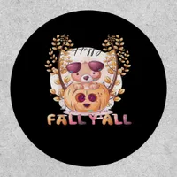It’s Fall Y’all Pumpkin Halloween Cat Autumn Patch