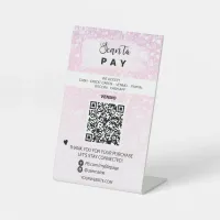 *~* QR Table top Table Tent PAYMENT Pedestal Sign