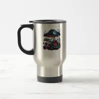 Cottagecore And Aesthetic Goblincore Mushroom Fair Travel Mug