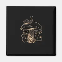 Cottagecore Aesthetic Mushroom Snail Goblincore My Magnet