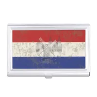 Flag and Symbols of the Netherlands ID151 Case For Business Cards