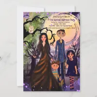 A Wicked good family time- Happy Halloween Invitation