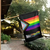 LGBTQ+ Pride and Support  Human House Flag