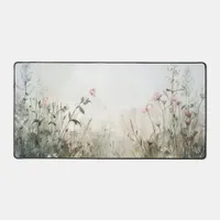 Floral-Themed Desk Mat