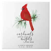 Cardinal Remembrance Tribute Ceramic Tile