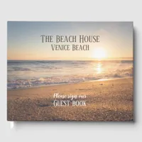 Beach Hotel Vacation House Welcome Guest Book