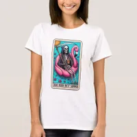 Funny Skeleton Dead Inside But It's Summer Tarot T-Shirt