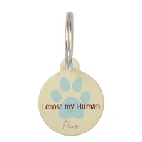 Paw  pet ID tag