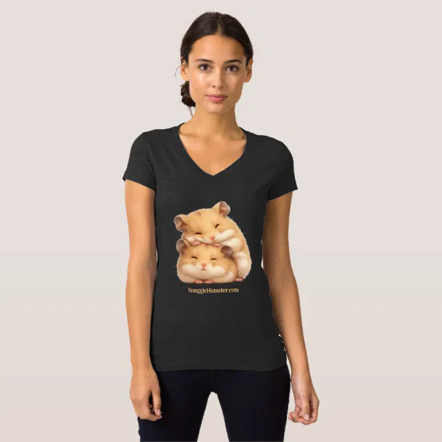 Pair of snuggling hamsters SnuggleHamster.com T-Shirt