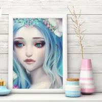 Ethereal Fantasy Art | Beautiful Fairy Birthday Poster