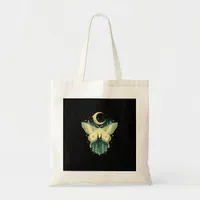 Moth Fairycore Goblincore Whimsigoth Cottagecore Tote Bag