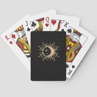 Whimsigoth Sun Moon Space Classic Poker Cards
