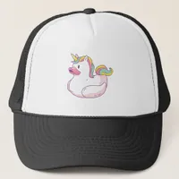Unicorn Rubber Duck Trucker Hat