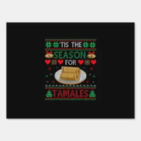 Tis Season For Tamales Funny Christmas Food Sign