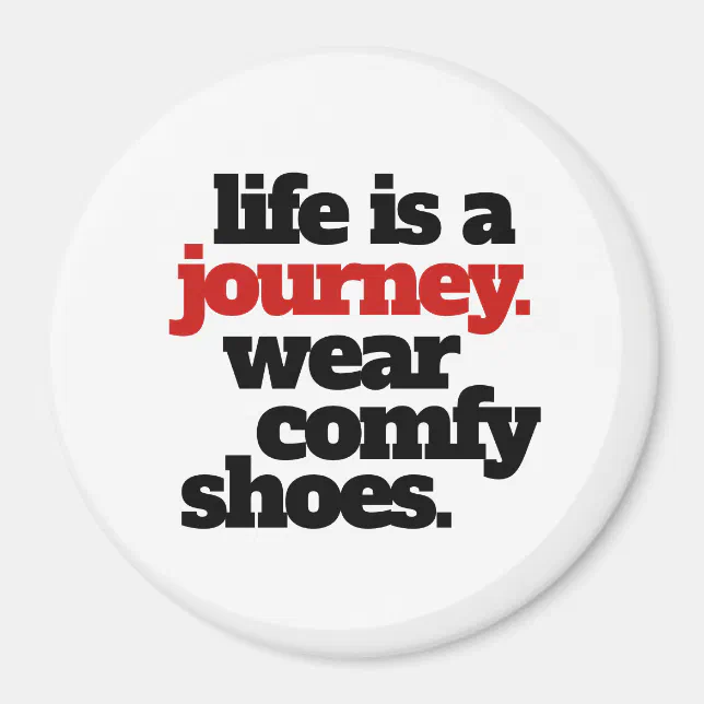 Funny Life is a Journey ... Magnet