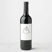 Little Boonicorn Trendy Unique Wine Label