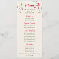 Friendsmas Jolliest Bunch Christmas Vacation Party Menu