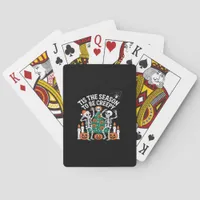 Creepy Funny Skeleton Halloween Spooky Poker Cards
