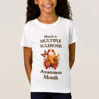 March is Multiple Sclerosis Awareness Month Ribbon T-Shirt