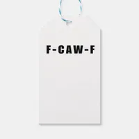 F-Caw-F Essential Simple Clean Gift Tags