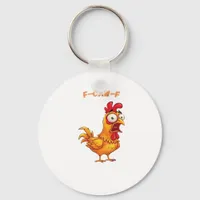 F-Caw-F Classic Funny Quote Keychain
