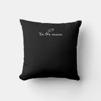 Tis The Season Football Game Day Touchdown Season Throw Pillow