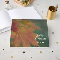 Autumn Colors Wedding Guest Book