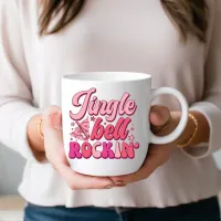 Jingle Bell Rockin' Christmas Drinking Coffee Mug